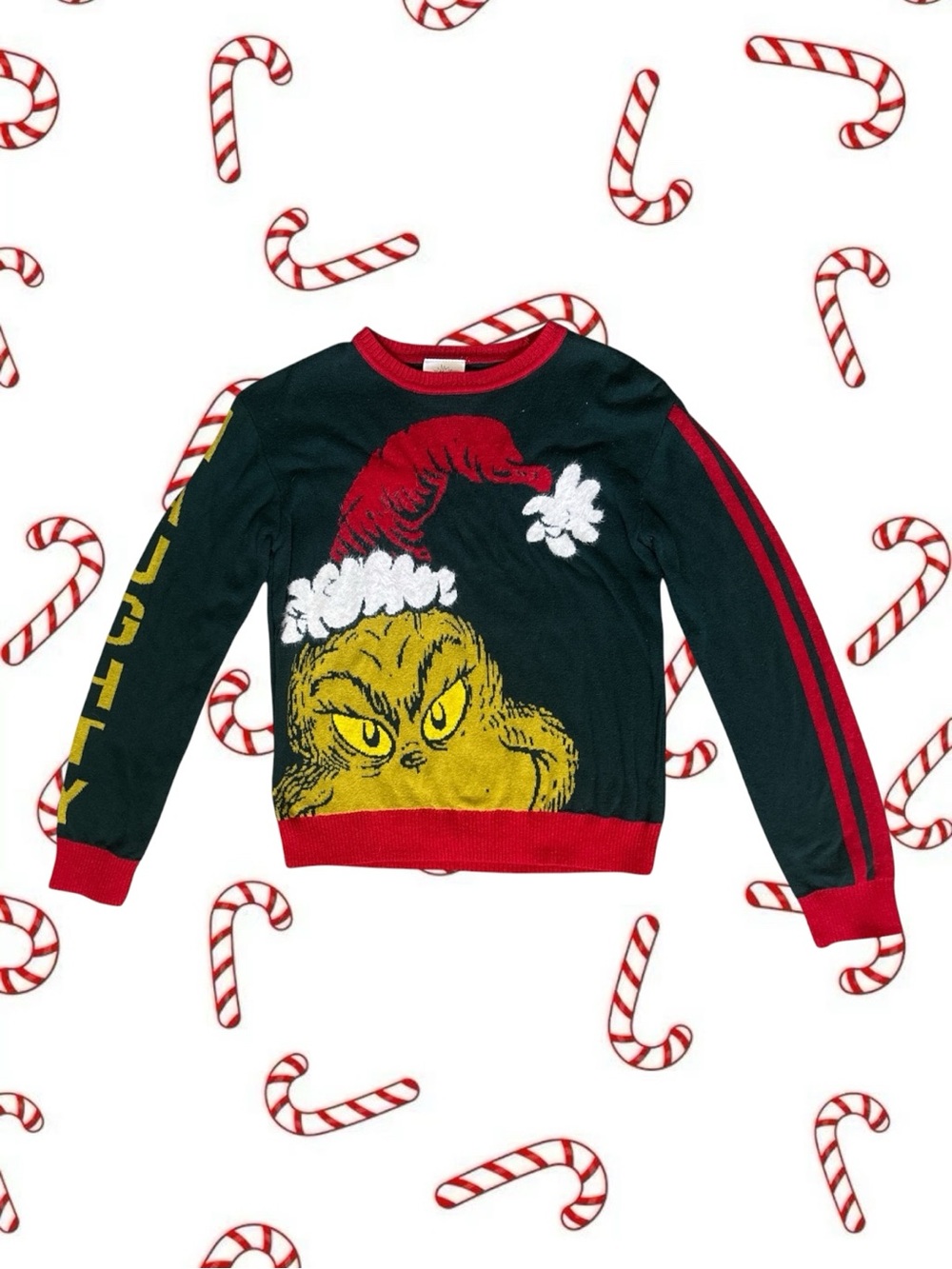 Dr. Seuss The Grinch Holiday Knit Sweater XS